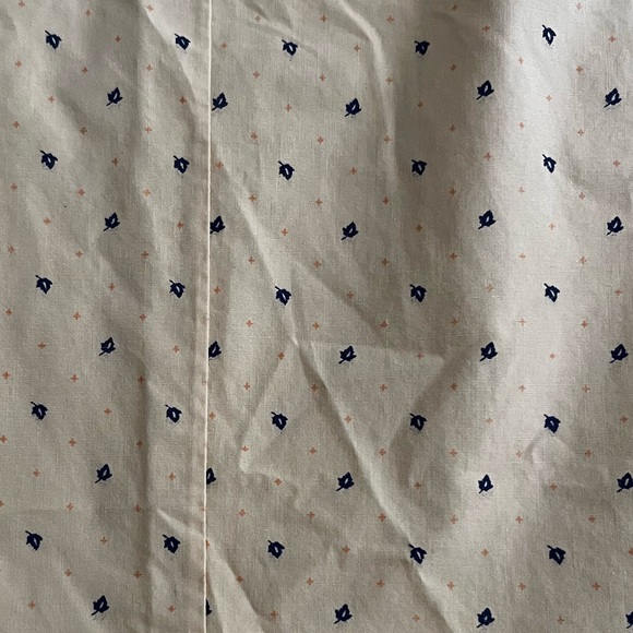 Perruzo Men's Yellow Short Sleeved Shirt with Navy Accent Colors - Picture 6 of 6